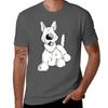 White Gerunisex Shepherd Tshirt Large Size Loose Casual Tee