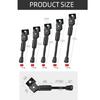 Kid Child Friendly Bicycles Kickstand Parking Stand Support Adjustable Side Stand with Nonslip End for Cyclist Stability