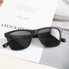 Glasses Tr9117 Polarized Square Large Frame Black Sunglasses Women, Sunglasses Men