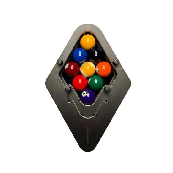 1/2 шт. Бильярдная стойка Профессиональная треугольная ромбовидная подставка для шаров для бильярдного стола Универсальная стойка для позиционирования 8/9 шаров Бильярдные аксессуары