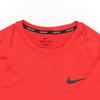 Nike Pro Logo Dri-Fit Fitted Short-Sleeve Training Top Men Tops Red BV5632-657