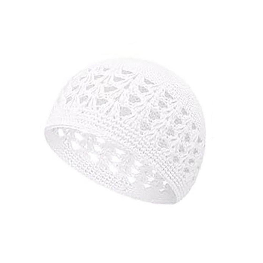 Эластичная куфи шапка вязаная хлопковая шапка-бини унисекс крючком