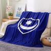1PC Portsmouth Football Club Patterned Flannel Blanket Suitable For All Seasons for Home Decor Warmth and Comfort Gifts Holiday Present