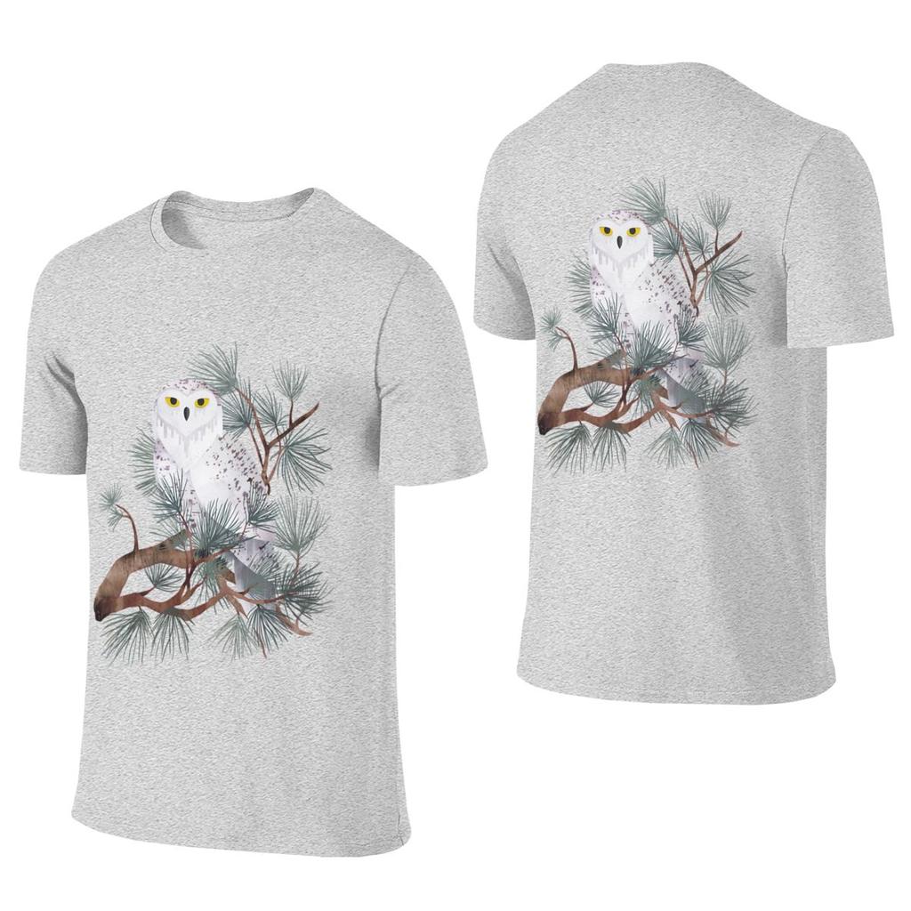 Snowy Oversize Reversible Tshirt Versatile Outdoor Morandi Colors Short Sleeve