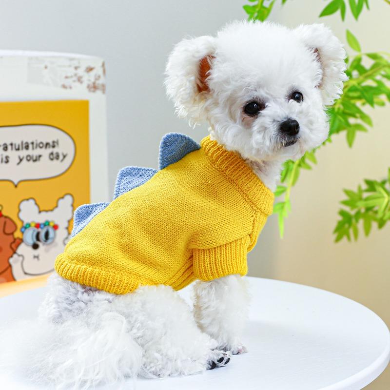 PETCIRCLE Одежда для питомцев Одежда для собак и кошек Коллекция осенне-зимних утолщенных теплых вязаных свитеров