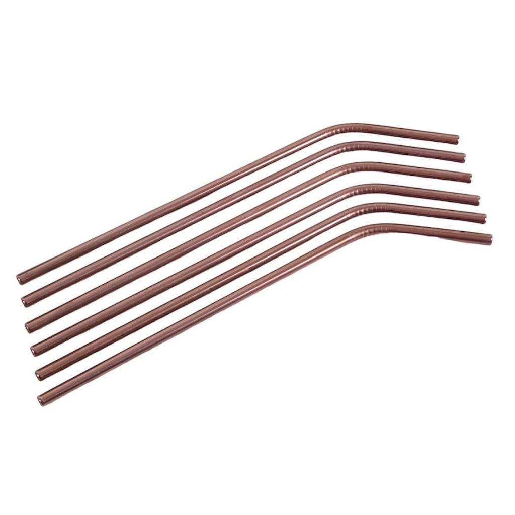 Słomki metalowe do napojów berlinger haus bh-2982 rose gold lumarko!