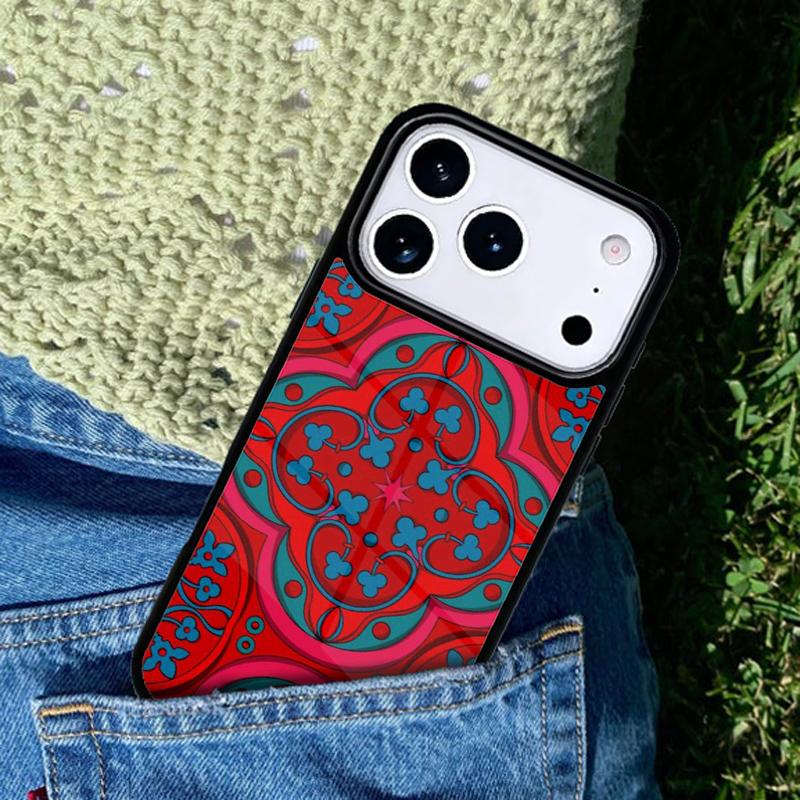 Чехол для мобильного телефона с узором марокканской мозаики Совместим с IPhone 17 16 15 14 13 12 11Pro Max 17 Air cover