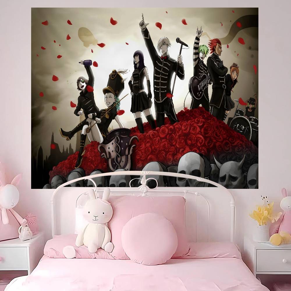 Band MMy CChemical RRomance MCR Hanging Bohemian Tapestry Hanging Tarot Hippie Wall Rugs Dorm Home Decor