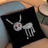 For All The Dogs Iceman Drake Pillow Case Anti-Dustmite Pillowcase Invisible Zipper Silky Short Plush Sofa Cushion Cover