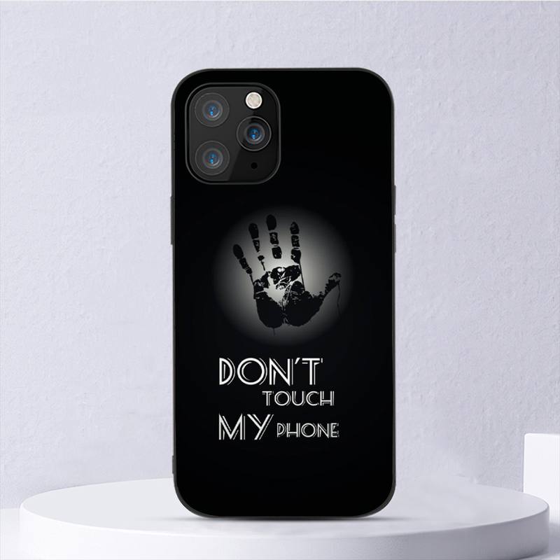 Чехол «Не трогай мой телефон» для Iphone 11 12 Mini 13 14 Pro Xs Max X 8 7 6s Plus 5 Se Xr Shell