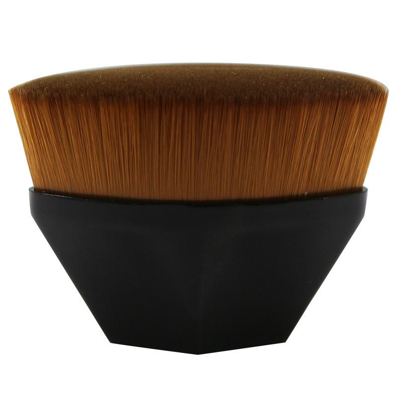 Magic Foundation Brush with Lid Petal Rhombus Makeup Brush Liquid Foundation Bb Cream Does Not Eat Powder Convenient Beauty Brush