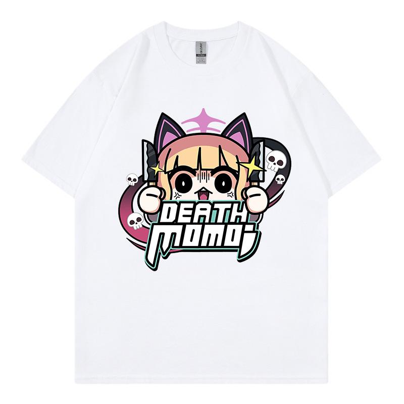 Blue Anime Archive TShirt Funny Unisex Anime Print Cartoon Tops Harajuku Unisex Clothing Cosplay Clothes Cotton Graphic TShirts