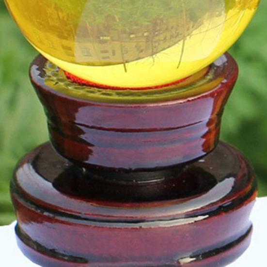 40 мм искусственный цитрин, означающий домашний шар, лечебная сфера, украшение «Счастливый Рим»