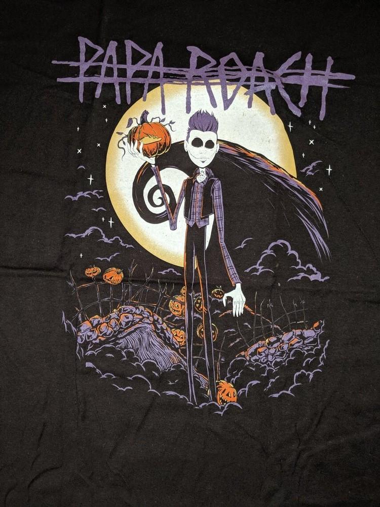 Новая горячая футболка Papa Roach с коротким рукавом, черная, размеры S-4XL, подарок на Хэллоуин, унисекс