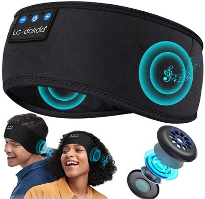 Маска для сна Bluetooth для глаз, впитывающая пот, быстросохнущая, устойчивая к поту, повязка на голову, наушники, — —спортивная повязка на голову,