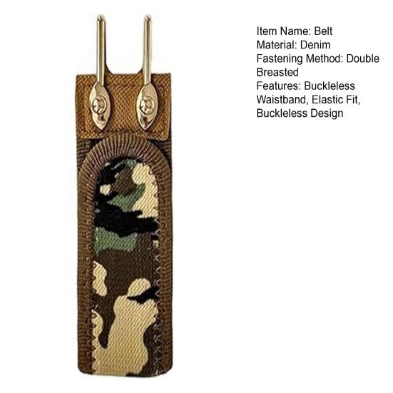 Без пряжки Крючок для ремня Металлический крючок Эластичный ремень Удобный пояс без пряжки с боковой регулировкой Быстрое хранение DIY Пояс для инструментов