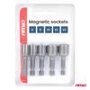 Magnetic Socket Set 5 Pcs 6-8-10-12-13mm Amio-04937
