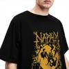 Футболка для мужчин и женщин Napalm Death Music Band, топы из 100% хлопка в стиле дэт-метал, потрясающая футболка с коротким рукавом и круглым вырезом, рубашка больших размеров