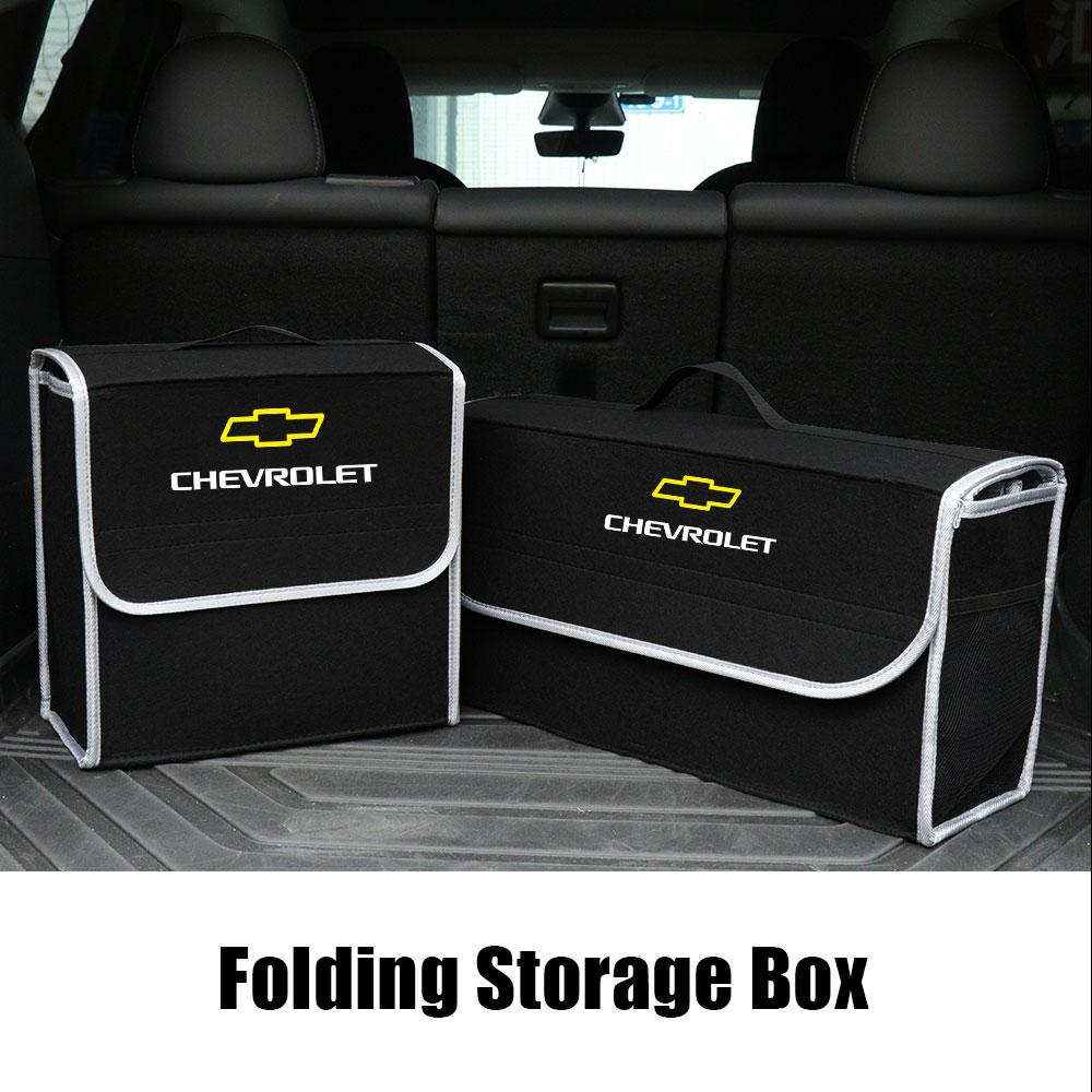 AABHF1 1pcs Car Trunk Storage Box Sundries Stowing Tidying Box For Chevrolet Cruze Captiva Sonic Spark Onix Aveo Orlando Sail Malibu SS