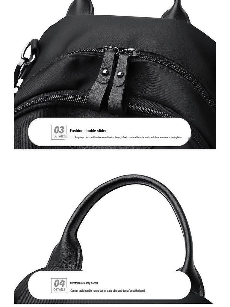 2025 Износостойкий Женский Мини Рюкзак Оксфорд в Корейском Стиле: Большая вместимость, легкий для путешествий и поездок на работу