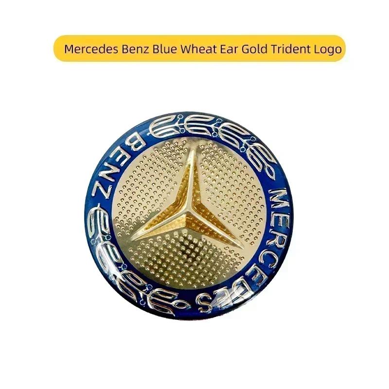 For Mercedes Benz Car Multimedia Knob Decorative Stickers For Mercedes-benz Barbosa W205 C300 W203 W206 W108 W124 W126 W140 W168 W169 W176 GLC BLY1