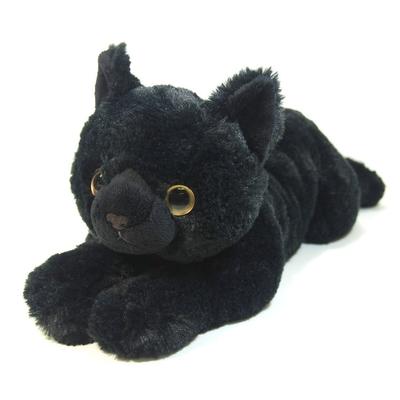 Плюшевая игрушка-кошка Sun Lemon Lap Cat P-1822 Средняя Черная