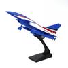 Alloy J-10 Fighter JET Model Acoustooptic Return Force Aviation Military Aircraft Model Toy Ornament Gift F543