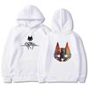 Stray Game Cat  Anime Hoodie Hot Game Printing Clothes Men Winter Fleece Pullover Tops Oversized Sweatshirts