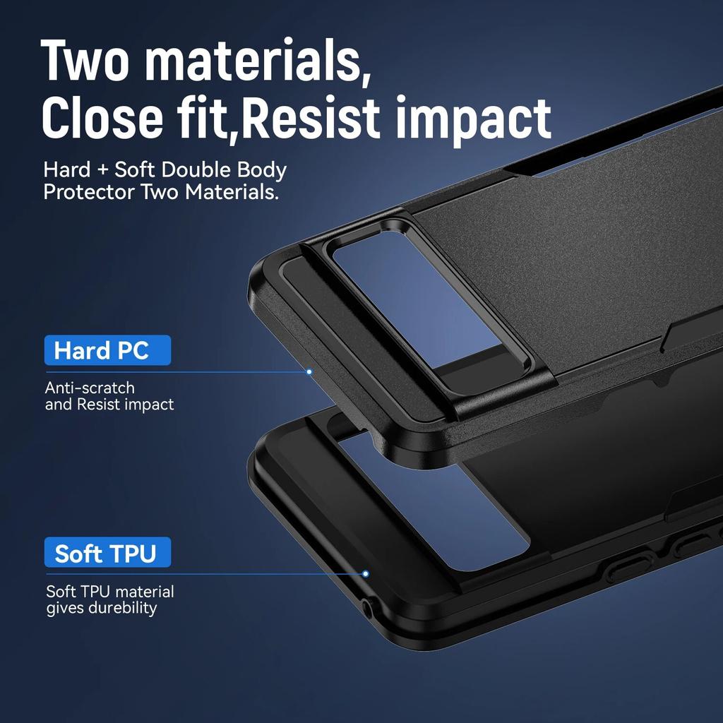 Dual Layer 2 In 1 Phone Case for Google Pixel 8 Pro Pixel8 Pixel7a Pixel7 Pixel6 Pixel 6 7 Pro 6A 7A Pixel6a Protection Cases