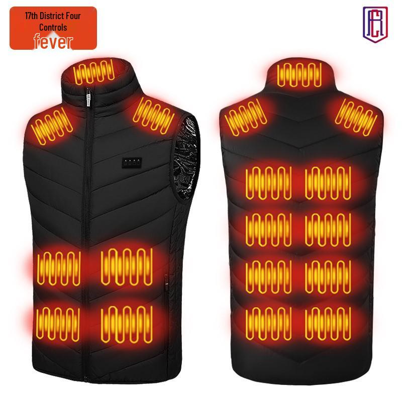 Smart USB Heated Vest: Unisex Winter/Autumn Thermal Wear with Constant Temperature Control