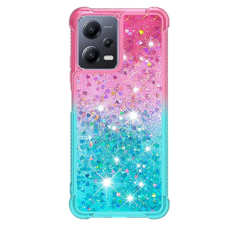 Чехол Redmi Note 12 Pro Для Funda Xiaomi Redmi Note 12 Pro Чехол Динамический Жидкий Чехол с Блестками на Redmi Note12 12Pro Чехлы для Телефонов