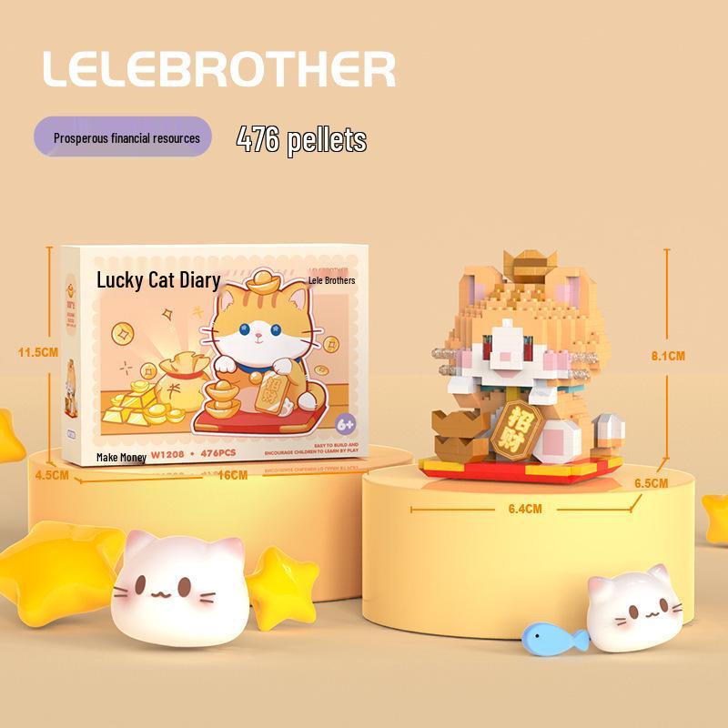 Китайские конструкторы Панда - Совместимые с кубиками Лего, Развивающие игрушки для сборки из микрочастиц, Подарочный набор