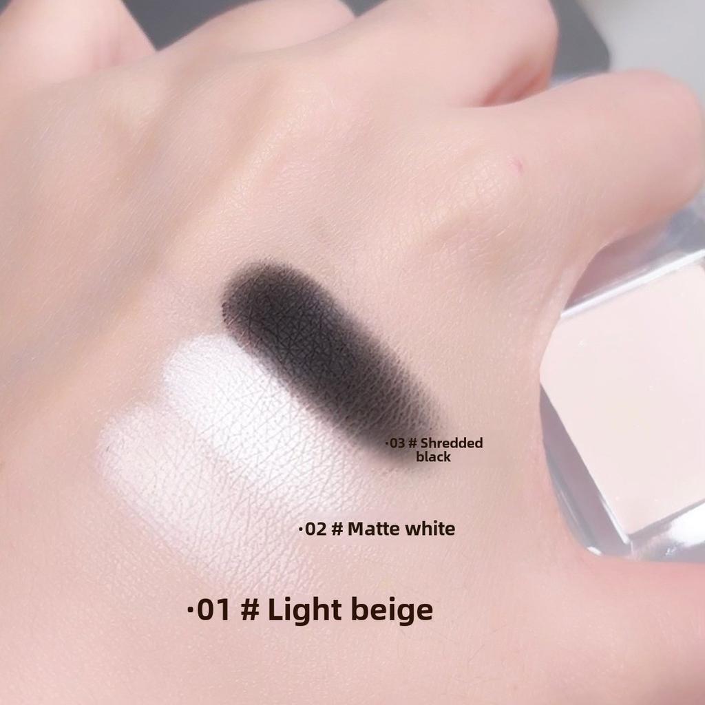 Монохромные матовые хайлайтеры Палетка теней для век в стиле смоки Пудра нежная и стойкая Естественно осветляющие Дофаминовые тени 1 шт.