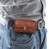 Universal Leather Men Waist Wallet Phone Bag Belt Clip Case Holster Large Capacity Pouch Cover