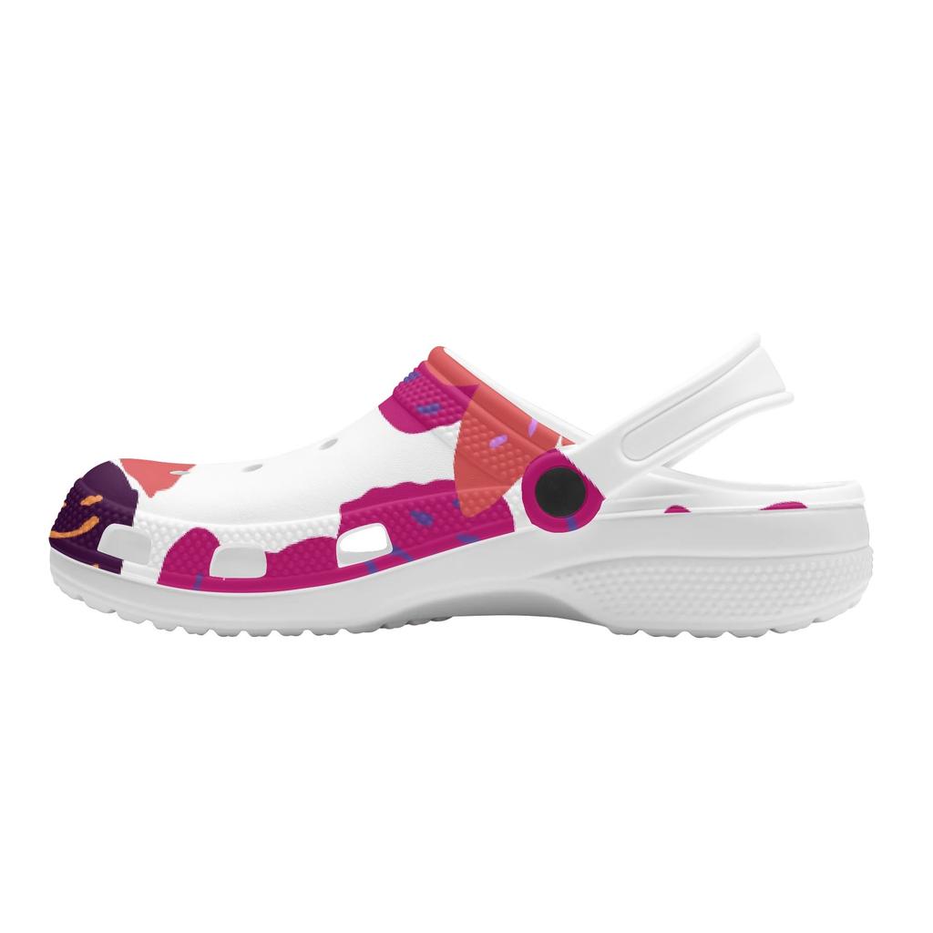 Casual Printed EVA Clogs Women Men Flexible Lightweight Slip On Casual Shoes Comfortable Summer Sandals Lightweight Daily Wear