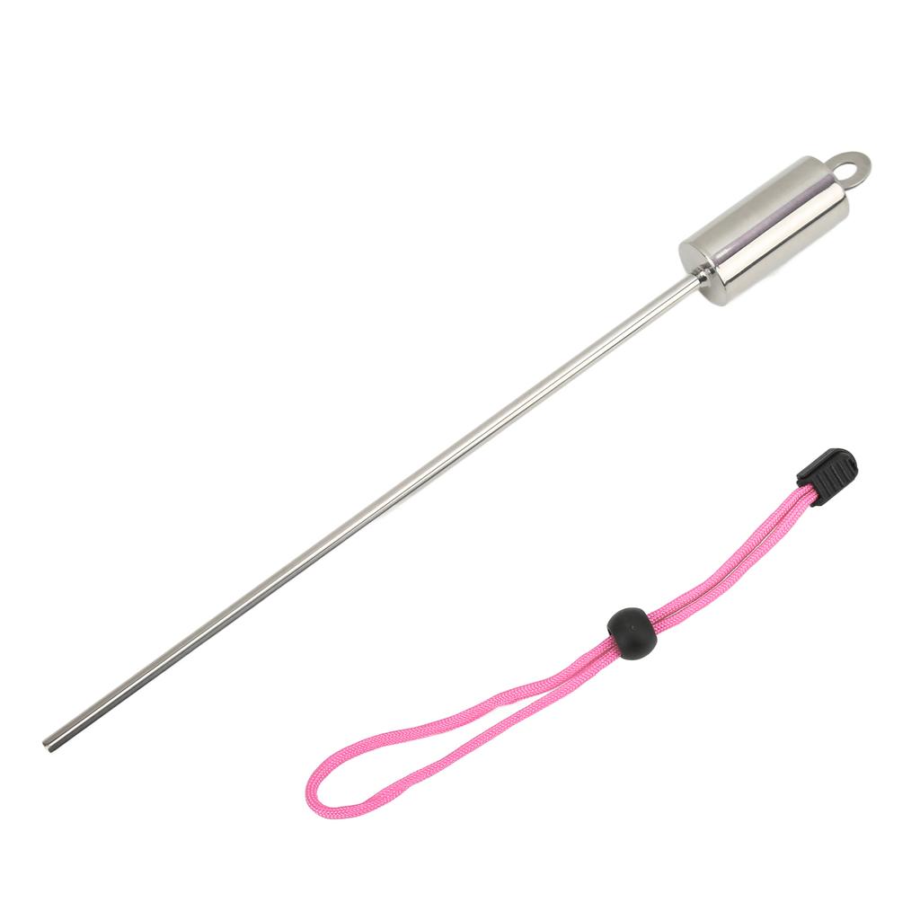 TOOKE 30cm Diving Stick Pointer Rod with Scale Underwater Shaker Noise Maker with LanyardPink