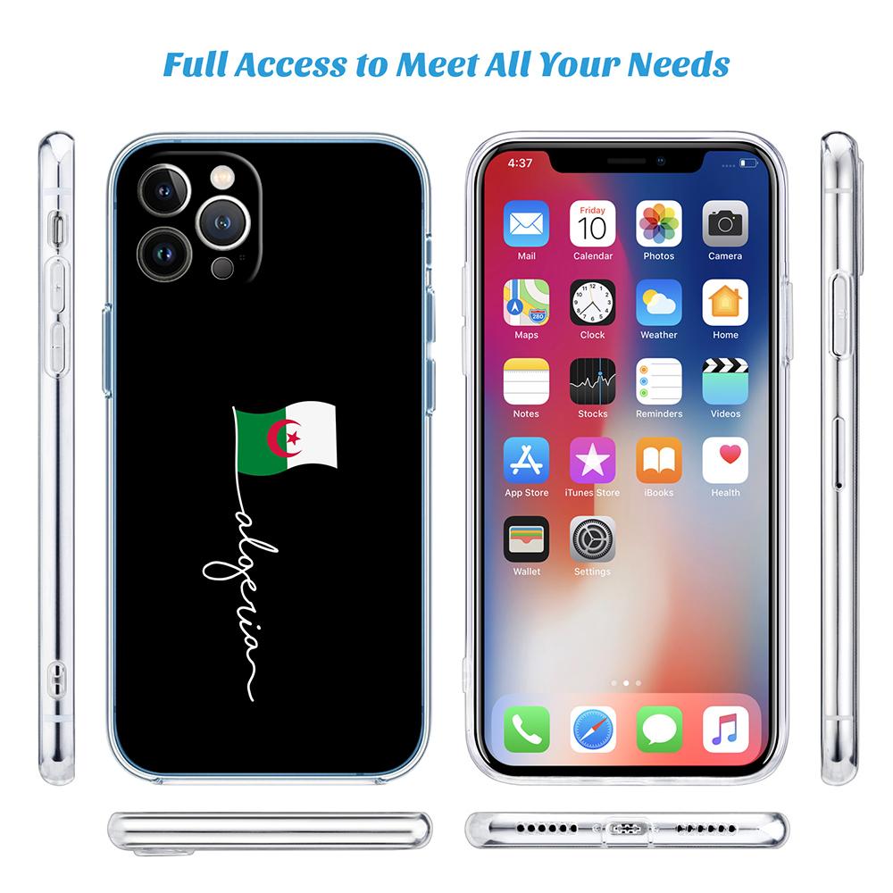 CJ2 Algerian Passport Flag Case for Motorola Moto G40 G04 G05 One Ace Action Fusion + Plus Hyper Macro Vision Zoom