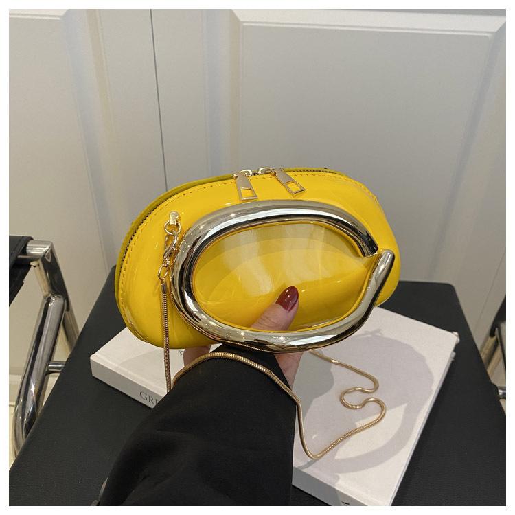 Дизайн Столкновение Цветов Личность Темперамент Мода Цепочка Кроссбоди На Плечо Маленькая Квадратная Женская Сумка