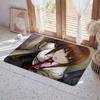 Anime S Steins;Gate Floor Mat Eco  Flannel Doormat Non Slip Odorless Indoor Floor Rug Soft Short Plush Home Mat