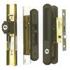 TOSTEM Aluminum Sash Sliding Door Lock, KH-215, with 3 Keys, Replacement, Lumiere Black, for Double Sliding Doors