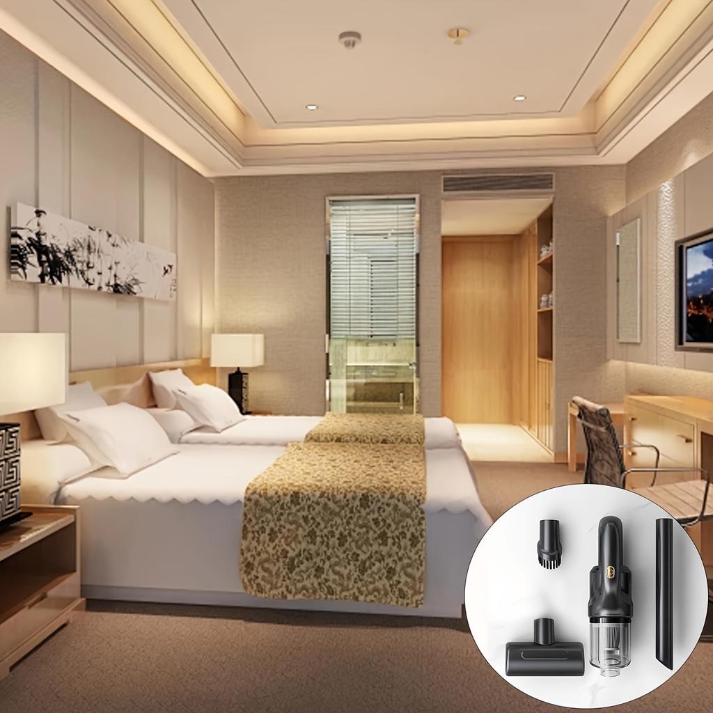 5kpa Cyclone Suction Portable Wireless Handheld Vacuum Cleaner - Rechargeable Car/Office/Home Vacuum - Strong Suction