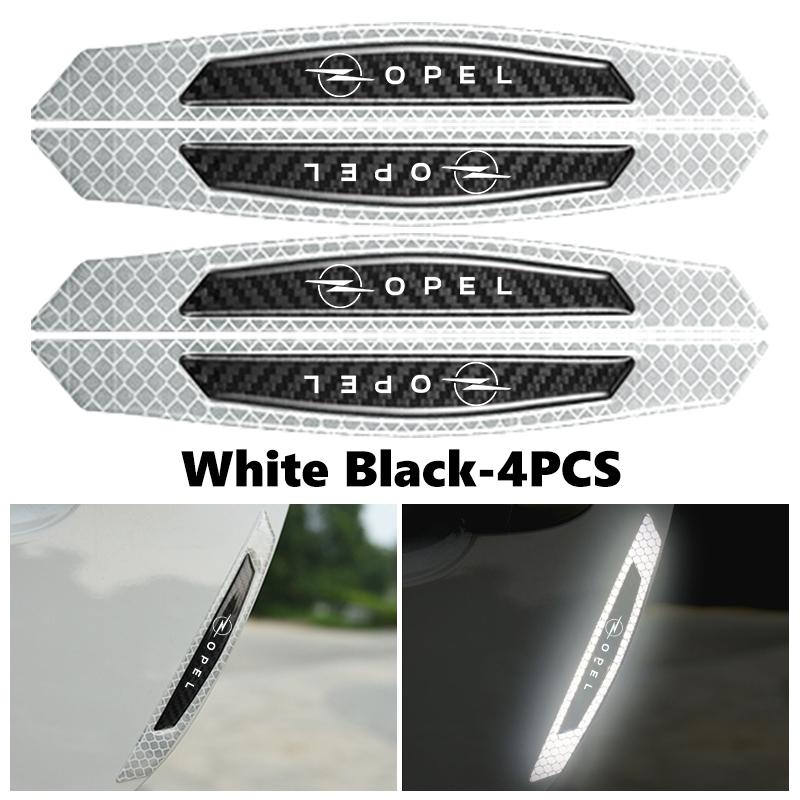 For Opel Reflective Car Sticker Door Edge Guards Trim Molding Protection Strip Scratch Protector Insignia Corsa Zafira Meriva YC4