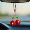 Креативная вишневая подвеска из страз для салона автомобиля предметы украшения автомобиля автомобильные принадлежности подвеска из полных страз