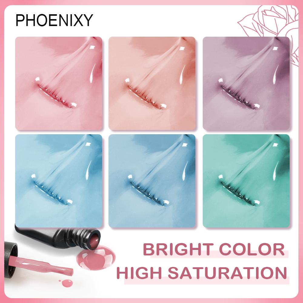 PHOENIXY 30 Colors Gel Nail Polish with USB Nail Drill Machine 48W UV LED Lamp Top Base Coat Manicure Set and DIY Nail Art Decoration Tools