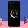 Sun Moon Flowers Case For Samsung Galaxy S24 S23 S22 Ultra S20 S21 FE Note 20 S8 S9 S10 Note 10 Plus Cover
