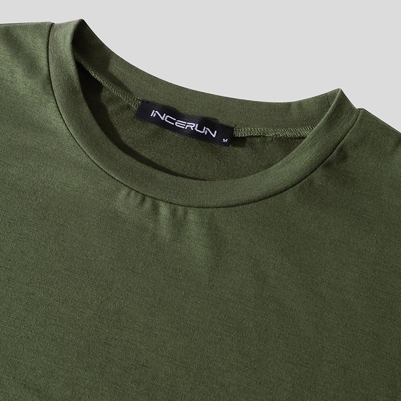 2PCS Summer Sets Oversized Men Short Sleeve Tops Shorts Casual Baggy Homewear Sleepwear