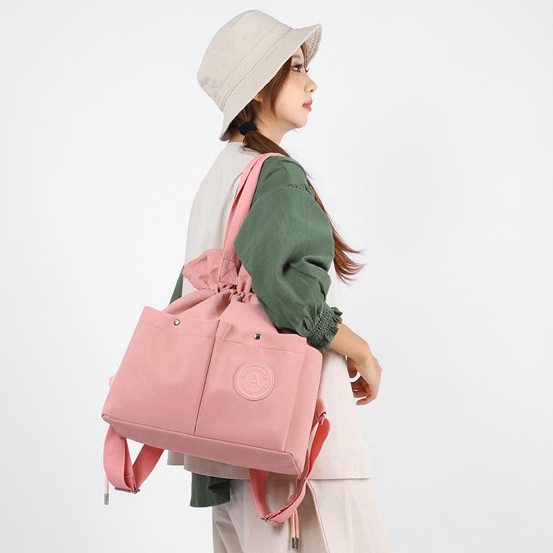 Drawstring Corset Backpack Lightweight Student Schoolbag