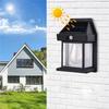 Solar Garden Lamp Wall-Mounted Terrace Lamp Facade 1200Mah Ip65 21Cm