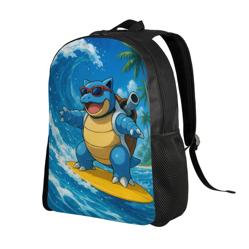 Рюкзак для путешествий S-Squirtles Женский Мужской Школьный для ноутбука и книг Мультяшный Студенческий Daypack Сумки