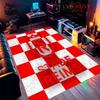 Stade de Reims poster Carpet Rug for Living Room Bedroom Home Sofa Decoration,Kids play Nonslip Floor Mat